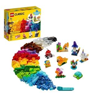 The LEGO Classic Creative Transparent Bricks Building Set - New in Seale…